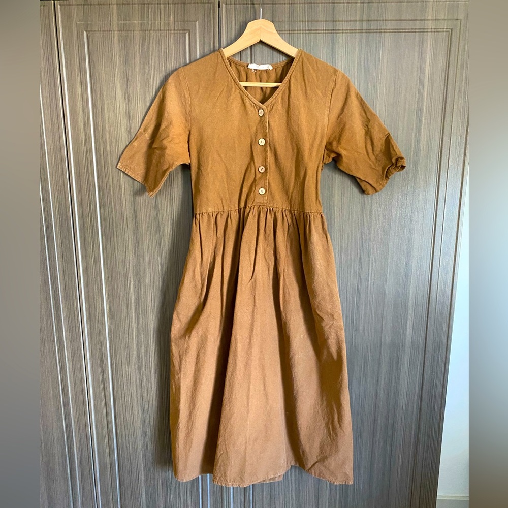 Little Cottonwood Fawn Alder Dress
